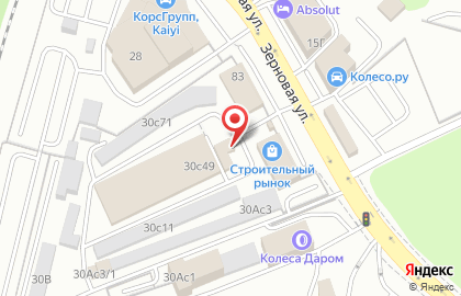 Магазин крепежных изделий Саморезик.ru на Зерновой улице на карте