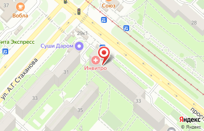 Ателье №1 в Октябрьском районе на карте