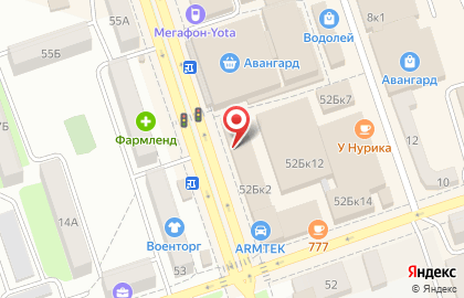 Магазин штор и тюля на улице Станиславского на карте