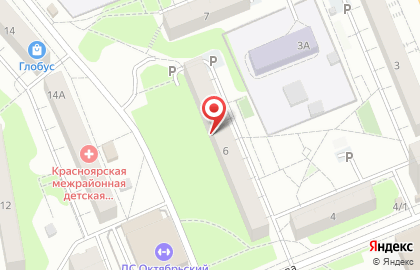 Страховое общество Надежда, СОАО в Октябрьском районе на карте