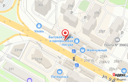 Евросеть на улице 9 Января на карте
