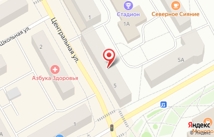 Салон связи МегаФон на Центральной улице на карте