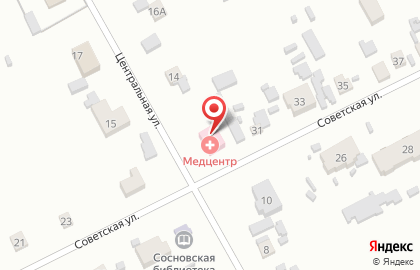 Фельдшерско-акушерский пункт, пос. Сосновка на карте