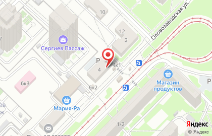 Магазин алкогольной продукции Калибр на Оловозаводской улице на карте