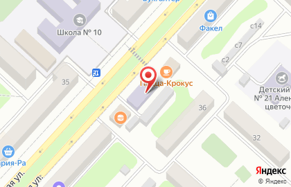 Детская художественная школа №7 на Московской улице на карте