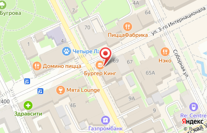 Салон кухонной мебели Кухни Белоруссии ЗОВ на улице 3-го Интернационала на карте