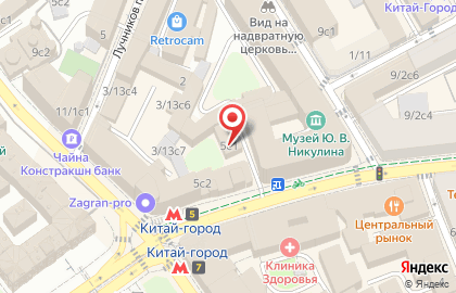 Стоматология Добрый Доктор на Китай-городе на карте