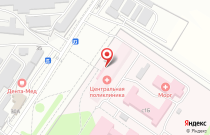 Поликлиника Солнечногорская центральная районная больница в Солнечногорске на карте