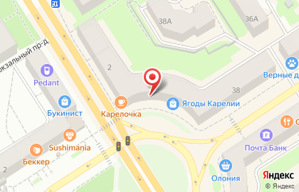 Служба доставки суши и роллов ЁбиДоёби на проспекте Ленина на карте