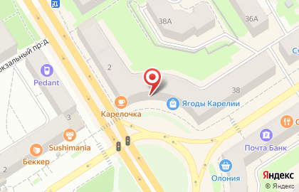 Служба доставки суши и роллов ЁбиДоёби на проспекте Ленина на карте