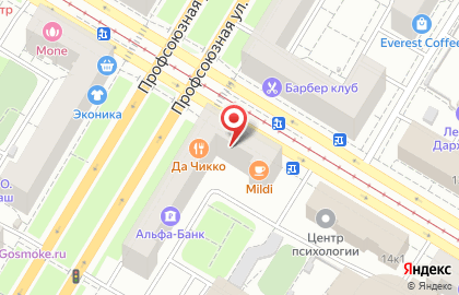 Мини-маркет Фасоль на Профсоюзной улице на карте