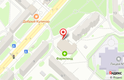 Магазин книг и канцелярских товаров Книгочей в Дзержинском районе на карте