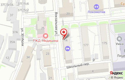 КБ Кедр на Вокзальной улице, 14 на карте