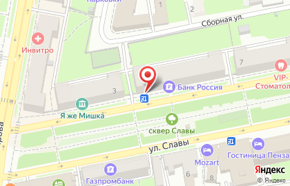 Сады Семирамиды в Ленинском районе на карте