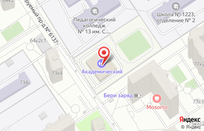 Детская школа плавания и водного поло Шторм на метро Лихоборы на карте