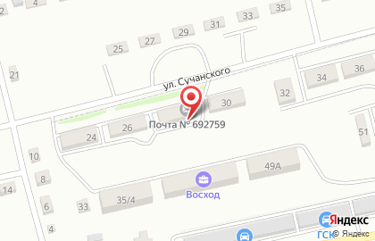 Почта России во Владивостоке на карте