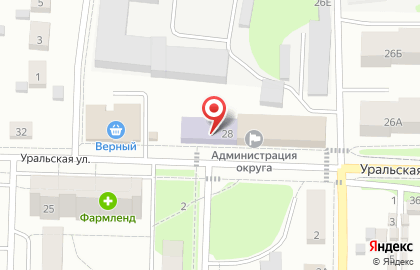 ОАО Уральский банк Сбербанка России на Уральской на карте