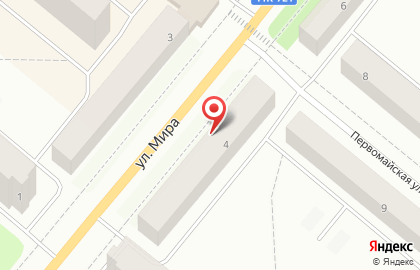 Северный банк Сбербанка России на улице Мира в Новодвинске на карте