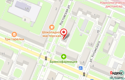 Торгово-сервисная компания Студия слуха на Ростовской улице на карте