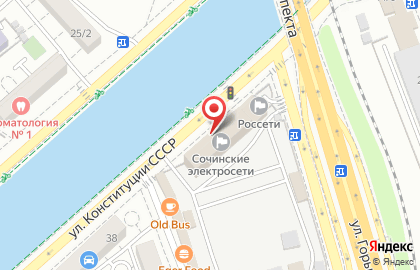 Сочинские электросети, ОАО Кубаньэнерго, Центральный район на карте