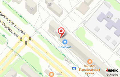 Ломбард Грандъ на проспекте Строителей на карте
