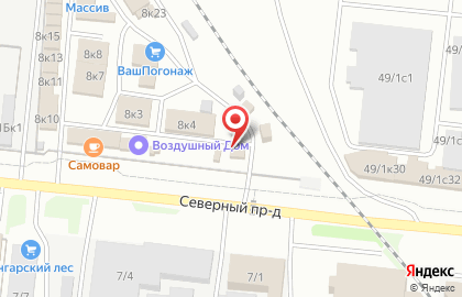 Компания инженерной сантехники в Северном проезде на карте