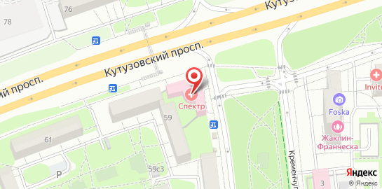 Клиника пластической хирургии Спектр на карте