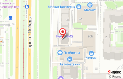Клиника восстановительной медицины на проспекте Победы на карте