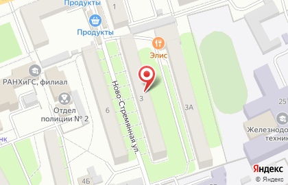 Продуктовый магазин в Тамбове на карте