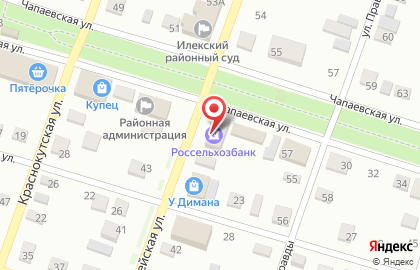 Россельхозбанк в Оренбурге на карте
