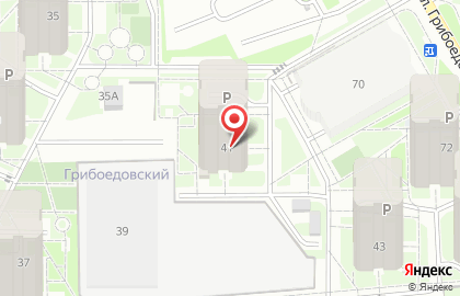 Грибоедовский, ЗАО ПИК-РЕГИОН на Уинской улице на карте