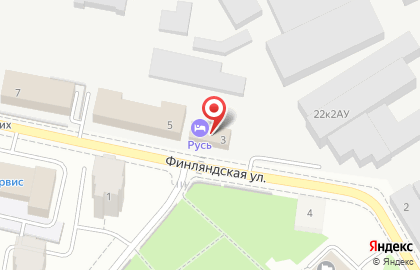 Отель Русь на карте