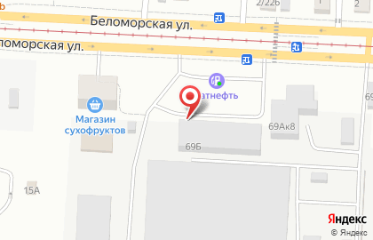 Бюро ритуальных услуг Абсолют Ритуал-Сервис на Беломорской улице на карте