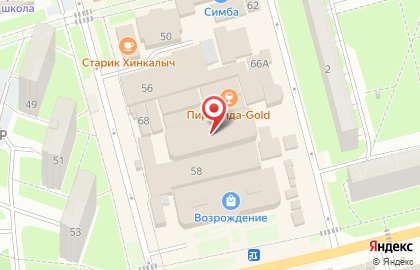 Почта Банк в Курске на карте