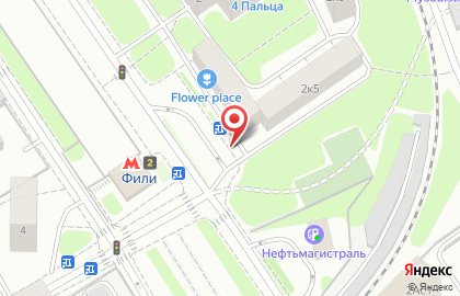 Киоск по продаже мороженого на Новозаводской улице на карте