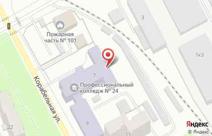 Ярославский профессиональный колледж №21 на карте