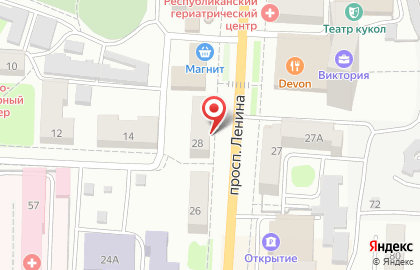 Али-Баба на проспекте Ленина на карте