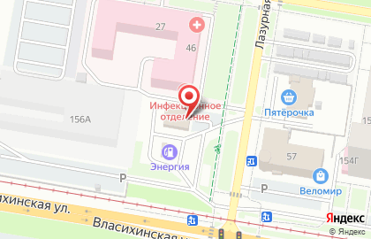 Автомойка в Барнауле на карте