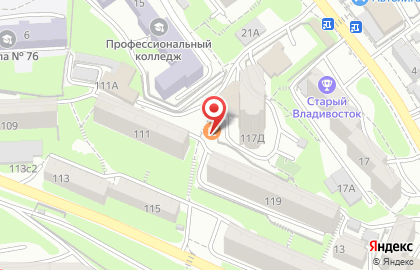 Золотое солнце на проспекте Красного Знамени на карте