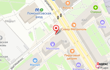 СразуДеньги, ООО Альянс в переулке Матюшенко на карте