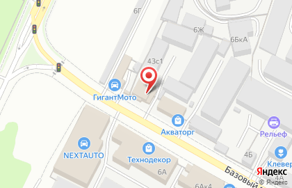 Торговый дом Гарант в Базовом проезде на карте