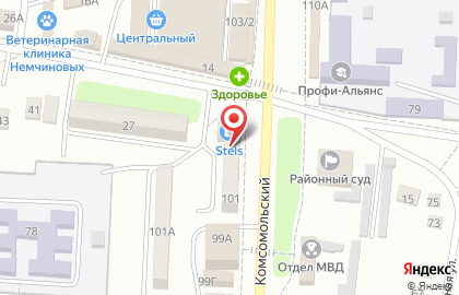 Салон красоты Бьюти на Комсомольском проспекте на карте
