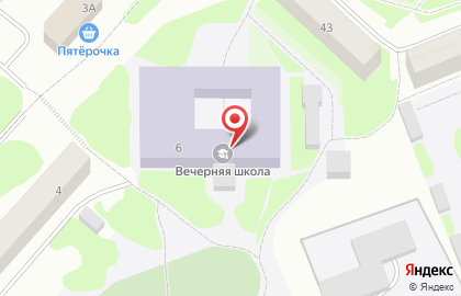 Средняя общеобразовательная школа №5 в Сыктывкаре на карте