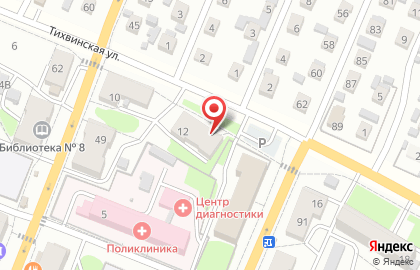 Центр налоговой помощи на Тихвинской улице на карте