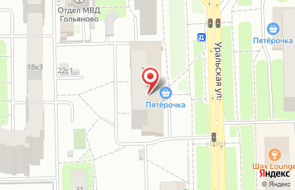 Японская экспресс-парикмахерская Чио Чио на Уральской улице на карте