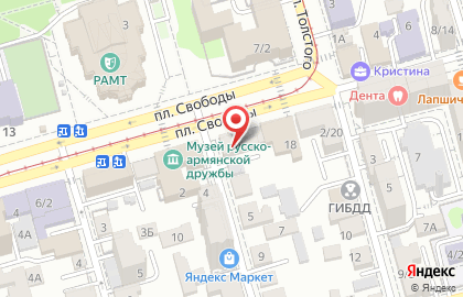 ОАО Банкомат, Балтийский Банк на площади Свободы на карте