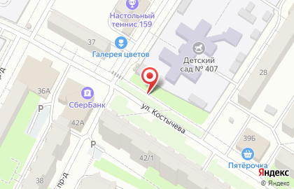 Киоск по продаже мясной продукции в Дзержинском районе на карте