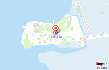 База отдыха ЗКО Разгуляй на карте