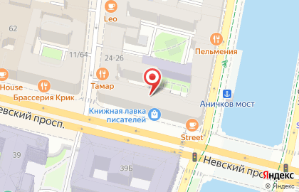 Петербургская книжная лавка на карте