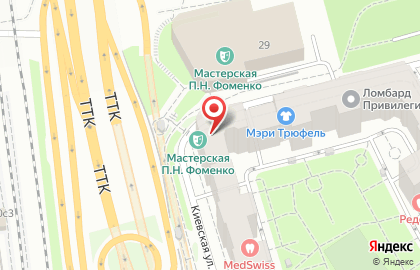 Театр-мастерская Петра Фоменко на Кутузовском проспекте на карте